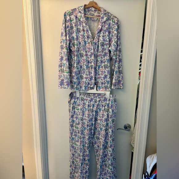 Limited Edition Roller Rabbit Georgetown Monkey Collection Long-Sleeve PJs - Picture 5 of 8